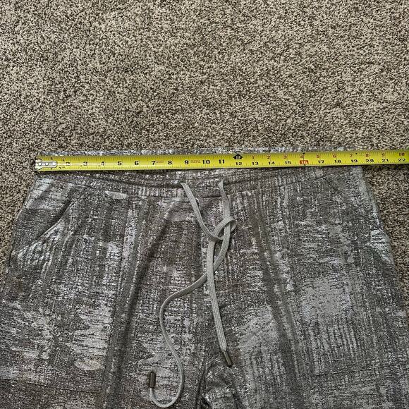 Anthropologie silver metallic jogger pants size XL - Picture 10 of 11
